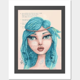 Feathers in her Hair Posters and Art